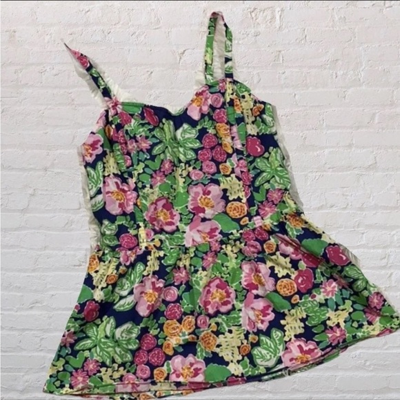 Lilly Pulitzer Gardenia Peplum top sz.4 - Picture 3 of 8